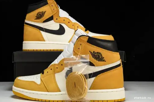 High Retro 1  555088-109 555088-109 Jordan Ochre Yellow  0503